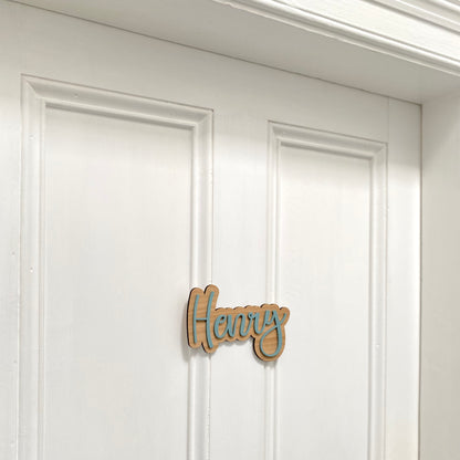 Door name sign