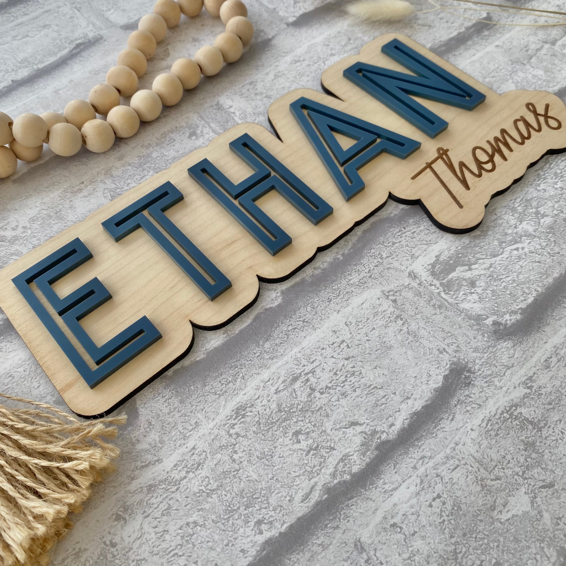 Kids bedroom name sign