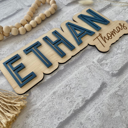 Kids bedroom name sign