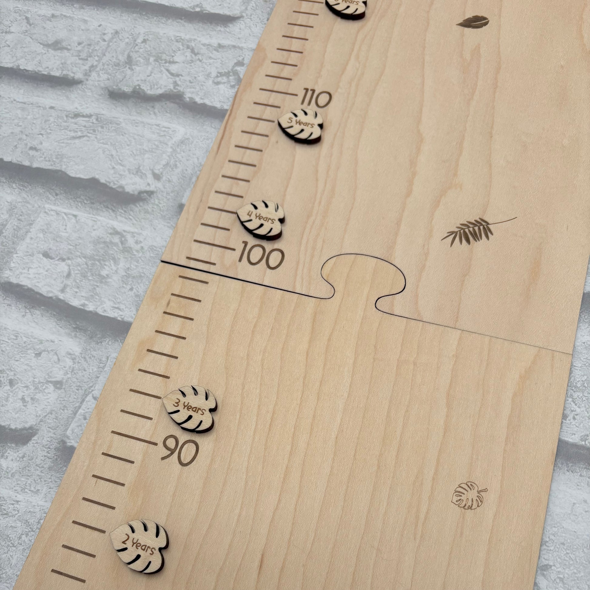 Height chart markers