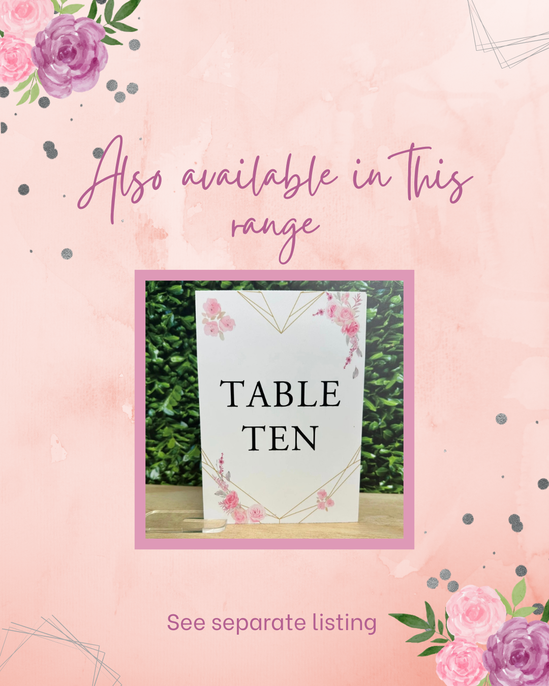 Modern Heart Seating Plan - 1 to 10 tables