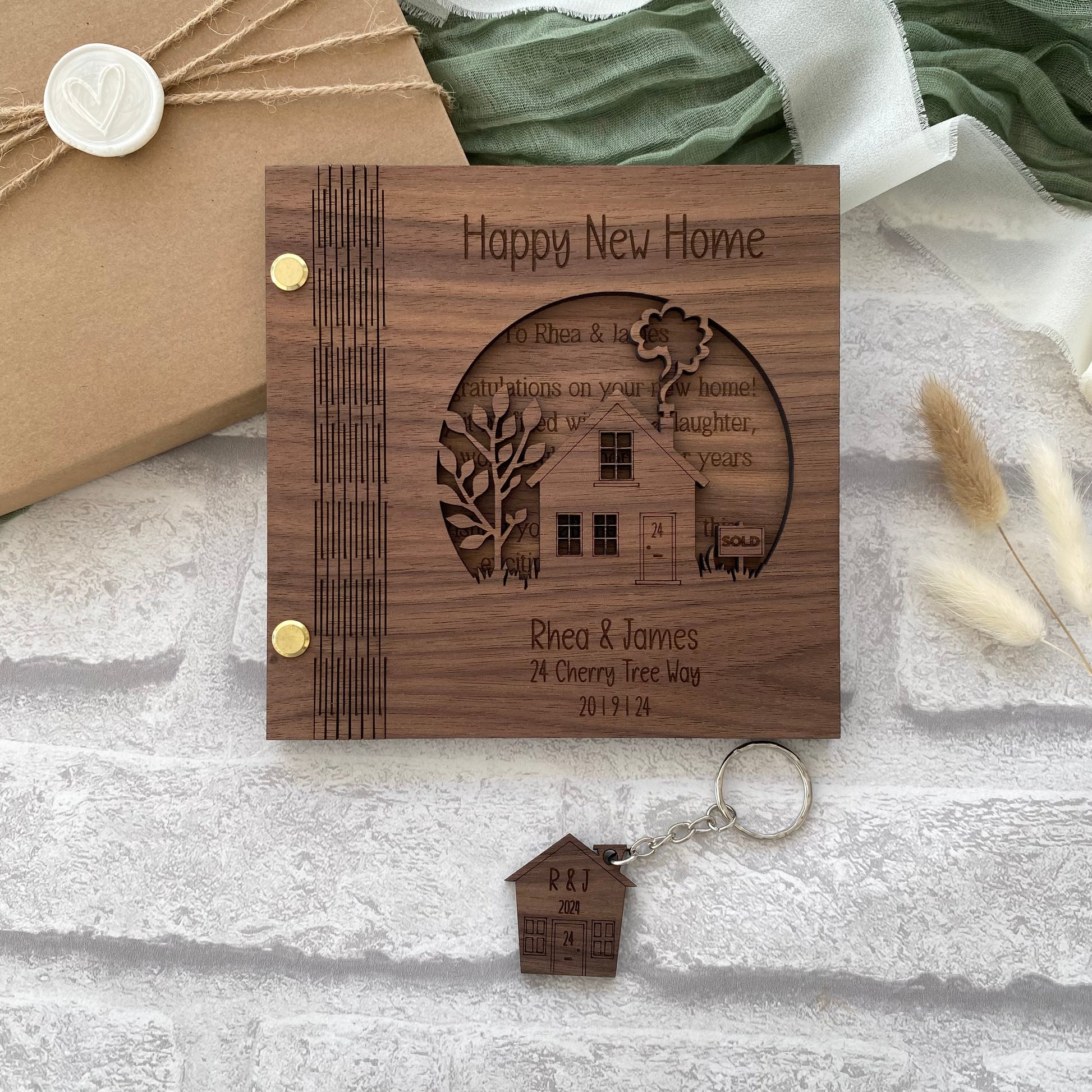 Personalised new home card